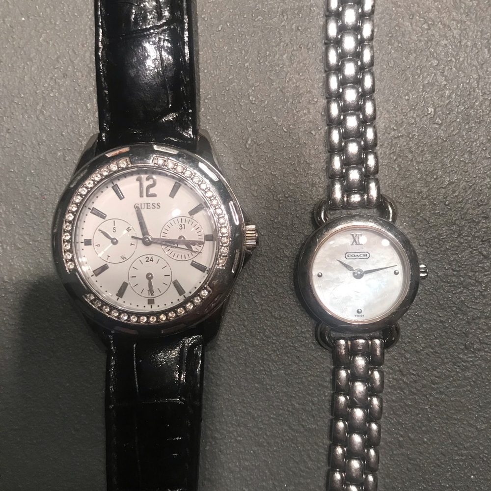 Authentic coach and guess watch